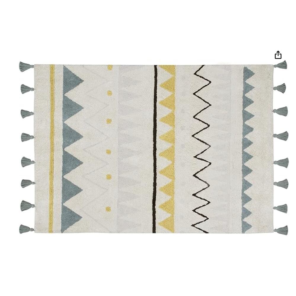 Lorena Canals Washable Non- Toxic Rug Azteca Natural
